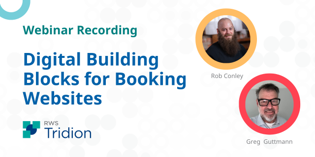 Digital Building Blocks for Booking Websites