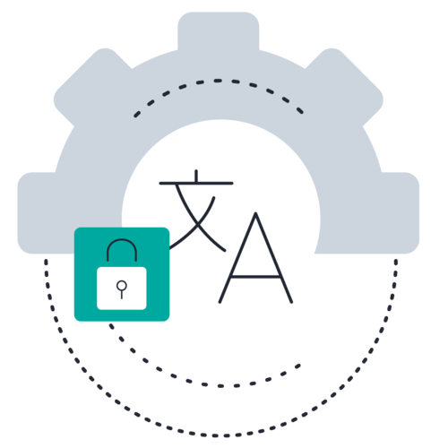 Cog Language Padlock